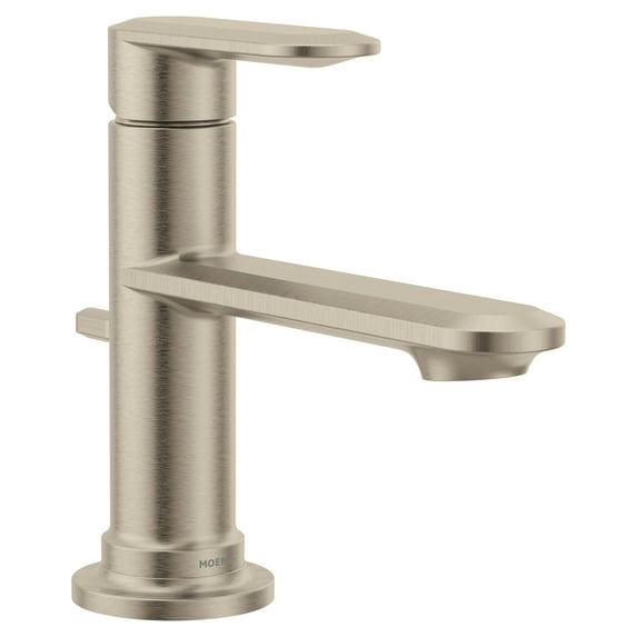 Moen 6504 Greenfield 1.2 GPM Single Hole Bathroom Faucet - Nickel