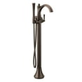 thumbnail image 1 of Moen 655 Wynford Floor Mounted Tub Filler - Bronze, 1 of 5