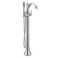 thumbnail image 1 of Chrome one-handle tub filler includes hand shower, 1 of 5