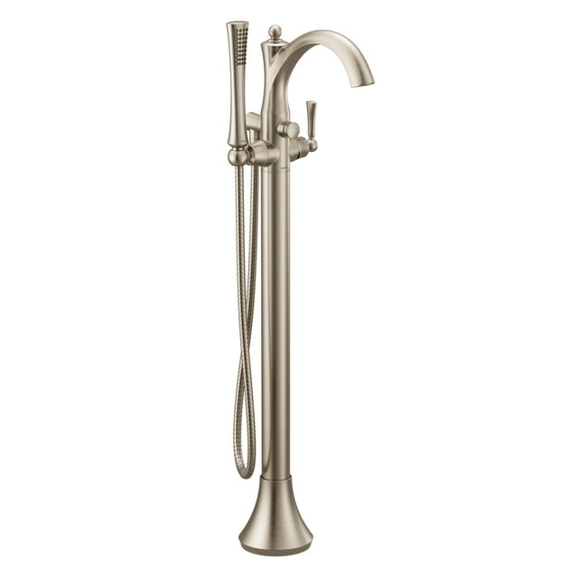 Moen 655 Wynford Floor Mounted Tub Filler - Nickel