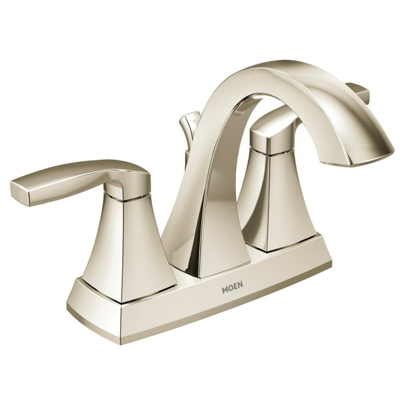 Moen 6901 Voss Double Handle Centerset Bathroom Faucet - Nickel