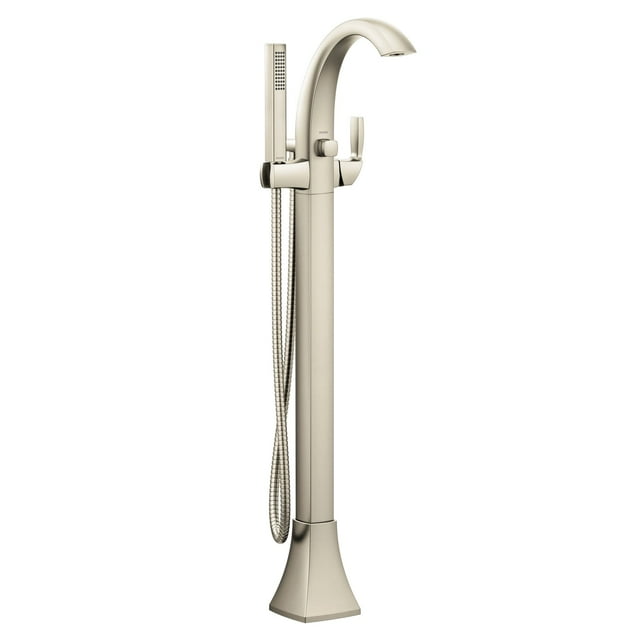 Moen 695 Voss Floor Mounted Tub Filler - Nickel