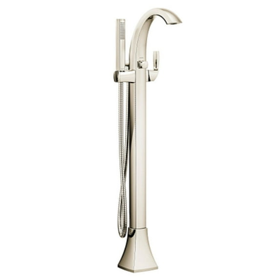 Moen 695 Voss Floor Mounted Tub Filler - Nickel