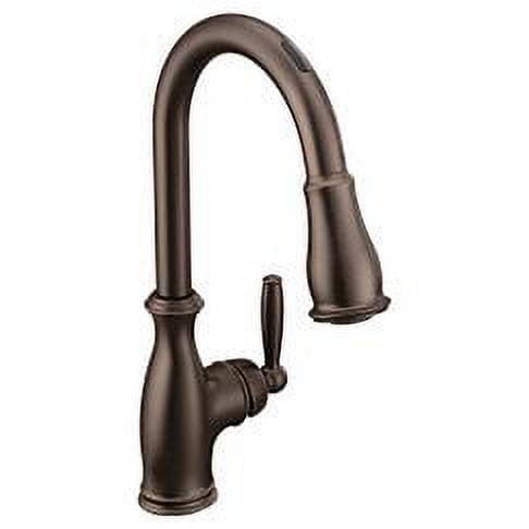 Moen 7185Evorb Rubbed Bronze One-Handle Pulldown Kitchen Faucet