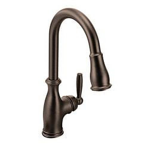 Moen 7185ORB Rubbed Bronze one-handle pulldown kitchen faucet