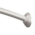thumbnail image 1 of Moen 72" Fixed Curved Shower Curtain Rod, Brushed Nickel, 1 of 2