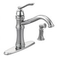 thumbnail image 1 of Moen 7245C Belfield Single Handle High Arc Kitchen Faucet with Side Spray Chrome, 1 of 7