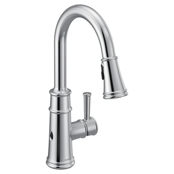 Moen 7260 Belfield One-Handle Pulldown Kitchen Faucet Featuring Power Boost and Reflex, Chrome