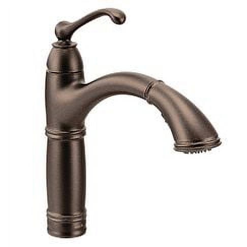Moen 7295Orb Rubbed Bronze One-Handle Pull Out Kitchen Faucet