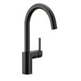 thumbnail image 1 of Moen 7365 Align High-Arc Kitchen Faucet - Black, 1 of 5