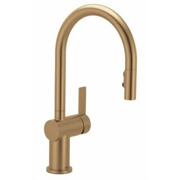 Moen 7622 Cia 1.5 GPM Single Hole Pull Down Kitchen Faucet - Bronze
