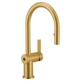thumbnail image 1 of Moen 7622EWBG Cia 1.5 GPM Single Hole Pull Down Kitchen Faucet - Gold, 1 of 7