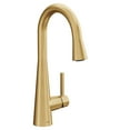 thumbnail image 1 of Moen 7664 Sleek 1.5 GPM Single Hole Pull Down Bar Faucet - Gold, 1 of 1