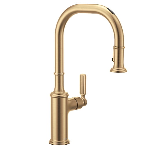 Moen 7770EVBZG Smyth Bronzed gold one-handle high arc pulldown kitchen faucet