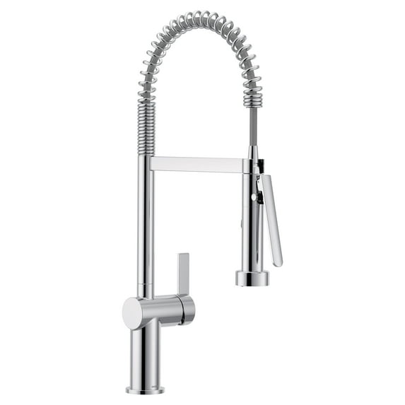 Moen 7822 Cia 1.5 GPM Pre-Rinse Semi-Professional Pull Down Kitchen Faucet - Chrome