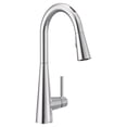 thumbnail image 1 of Moen 7864Ev Sleek 1.5 GPM Single Hole Pull Down Kitchen Faucet - Chrome, 1 of 7
