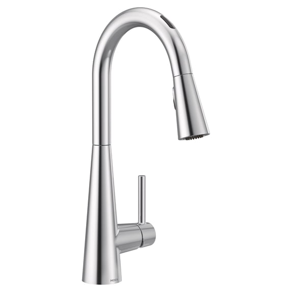 Moen 7864Ev Sleek 1.5 GPM Single Hole Pull Down Kitchen Faucet - Chrome
