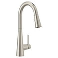 thumbnail image 1 of Moen 7864Ev Sleek 1.5 GPM Single Hole Pull Down Kitchen Faucet - Spot Resist Stainless, 1 of 7