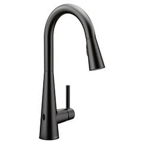 Modern Stainless Steel Pull-Out Spray Kitchen Faucet 15.5" Height