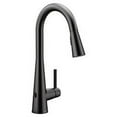 thumbnail image 1 of Moen 7864Ewbl Matte Black One-Handle Pulldown Kitchen Faucet, 1 of 2