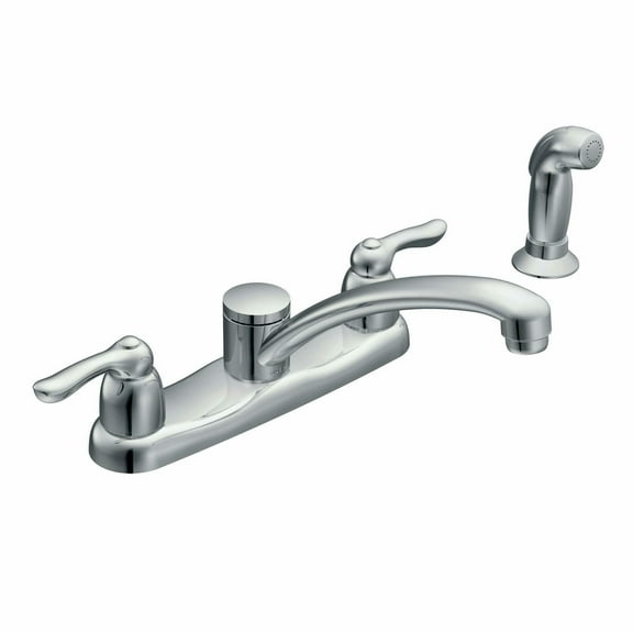 Moen 7907 Chateau 2-Handle Kitchen Faucet in Chrome