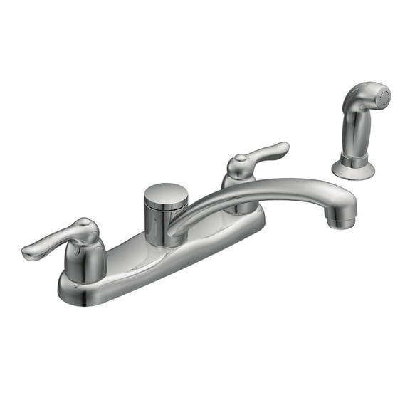 Moen 7907 Chateau 2-Handle Kitchen Faucet in Chrome