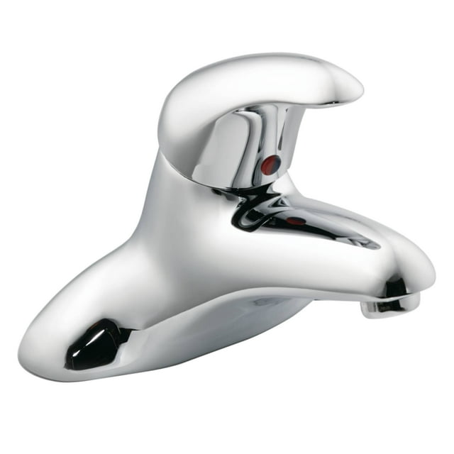 Moen 8413F03 Single Handle Centerset Bathroom Faucet From The M-Dura Collection (Valve