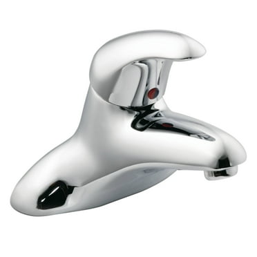 Moen 8413F05 Single Handle Centerset Bathroom Faucet From The M-Dura Collection (Valve