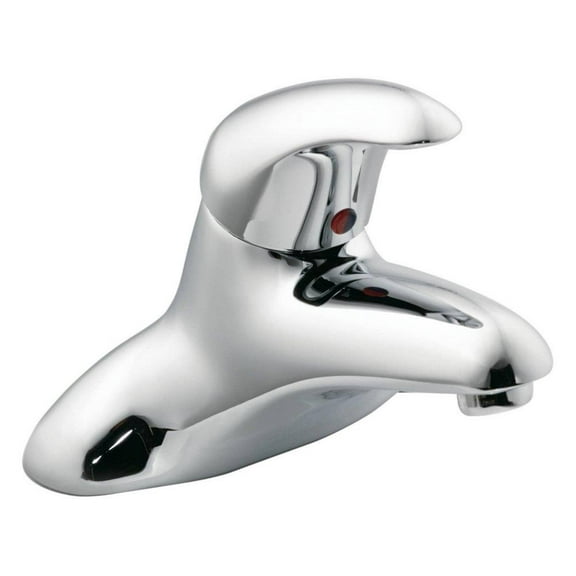 Moen 8413F05 M-DURA Single Handle Centerset Bathroom Sink Faucet in Polished Chrome