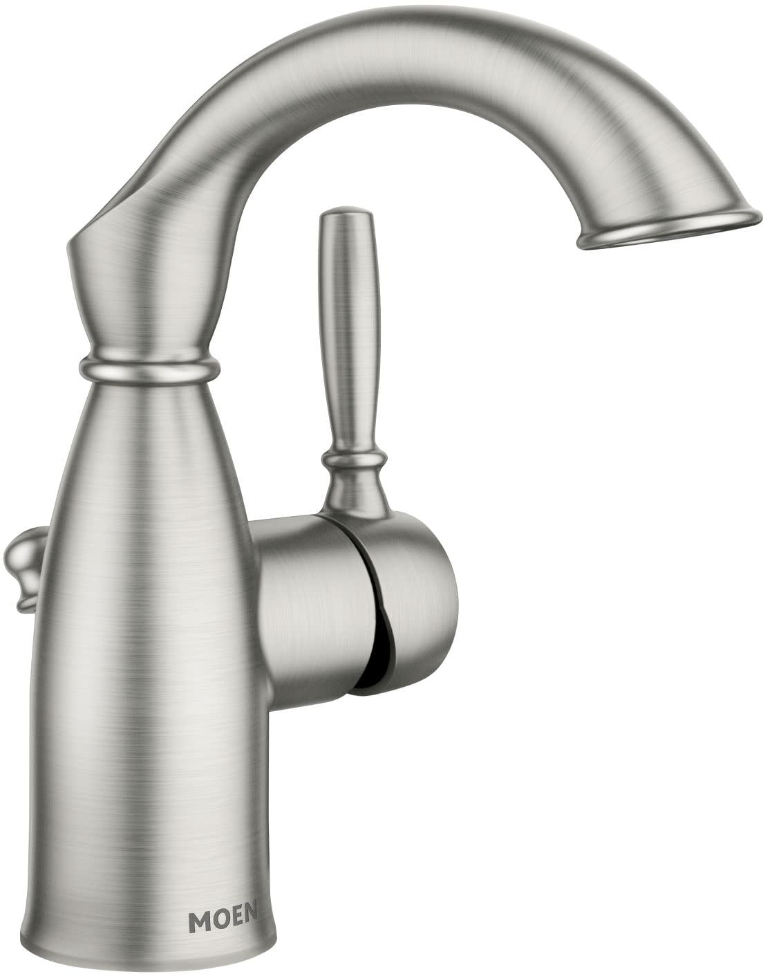 Sarona Rustic Farmhouse Single-Handle Nickel Bathroom Faucet