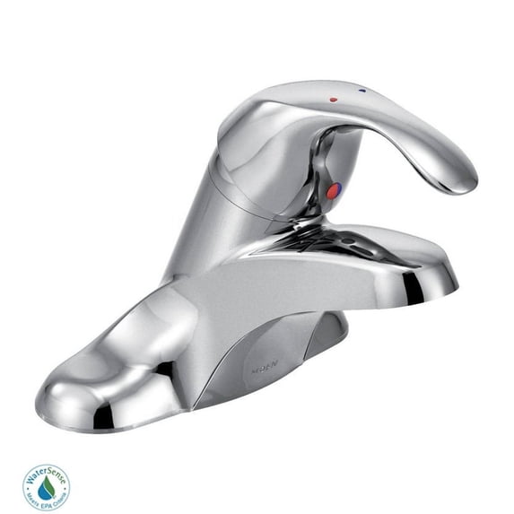 Moen Commercial M-Bition Single Handle Lavatory Centerset, Chrome Plated