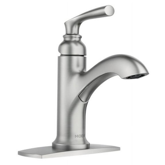 Moen 84535 Hilliard 1.2 GPM Single Hole Bathroom Faucet - Nickel