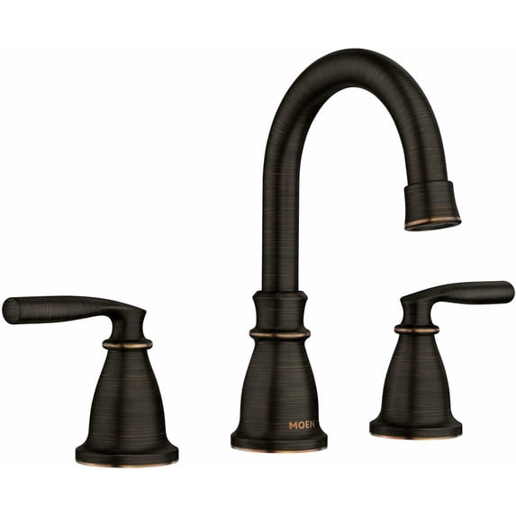 Moen 84539BRB Hilliard 2 Handle Widespread Lavatory Faucet - Mediterranean Bronze
