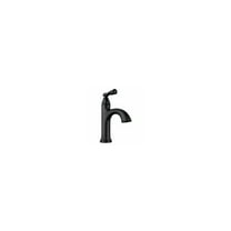 Moen Banbury 1-Handle Lever Centerset Bathroom Faucet, Matte Black 84945BL