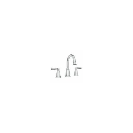 MOEN 84947BRB Banbury 8 in. Widespread Double Handle High-Arc Bathroom Faucet in Mediterranean Bronze (Valve Included)