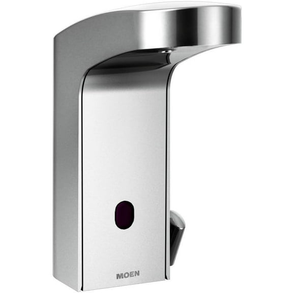 Moen 8552AC Mpower Sensor Operated Single Mount Above Deck Lavatory High Arc Ac Powered Faucet