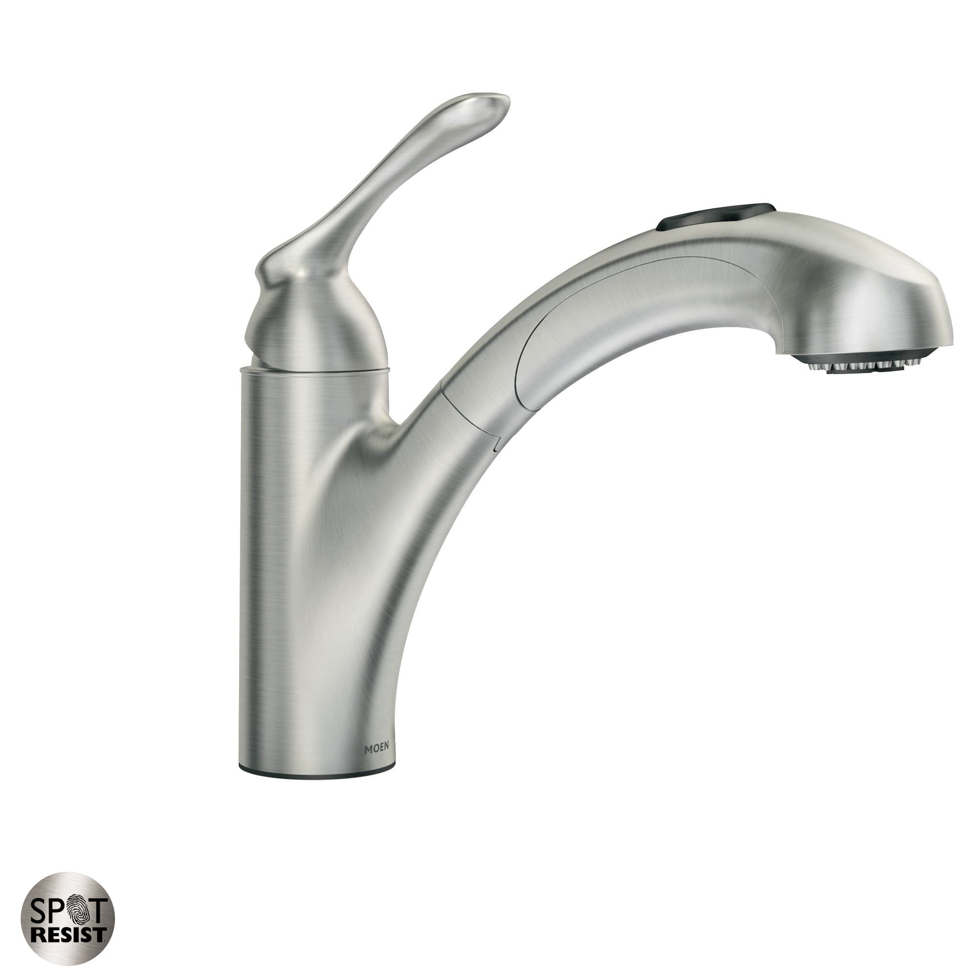 Moen 87017w Glacier One Handle Pull Out