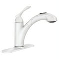 thumbnail image 1 of Moen 87017W Glacier One-Handle Pull Out Kitchen Faucet, 1 of 7