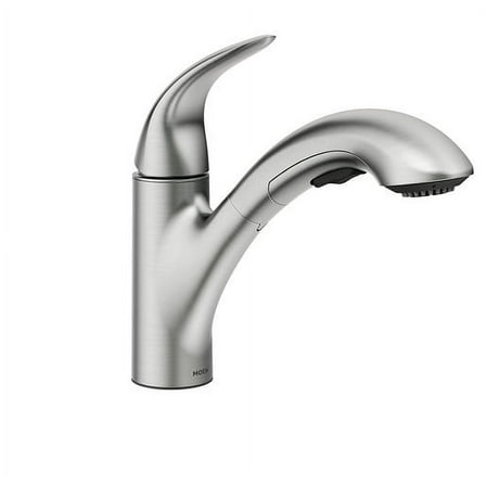 Moen 87039Srs Spot Resist Stainless One-Handle Pull Out Kitchen Faucet