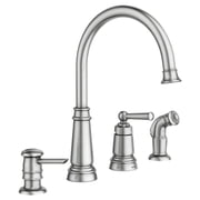 Moen Edison One-Handle High Arc Kitchen Faucet, Side Sprayer, Spot Resist Stainless