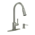thumbnail image 1 of Moen 87090MSRS Indi Collection 1 Handle Pull-Down Kitchen Faucet, Spot Resist Stainless Microban, 1 of 9