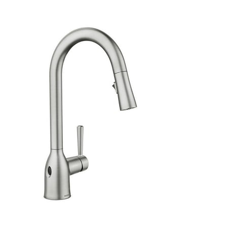 MOEN 87233EWSRS Adler Touchless Single-Handle Pull-Down Sprayer Kitchen Faucet with MotionSense Wave in Spot Resist Stainless