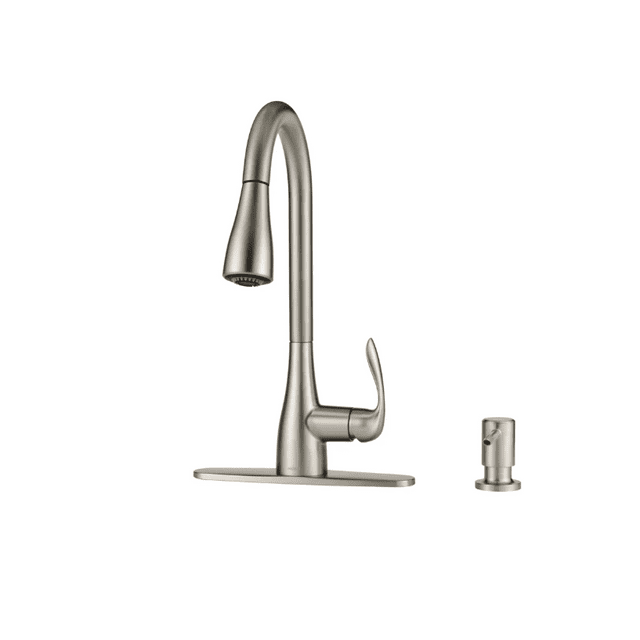 Moen 87912EWSRS Georgene MotionSense Wave One-Handle Pulldown Touchless Kitchen Faucet
