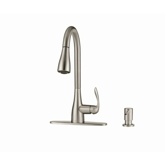 Moen 87912EWSRS Georgene MotionSense Wave One-Handle Pulldown Touchless Kitchen Faucet