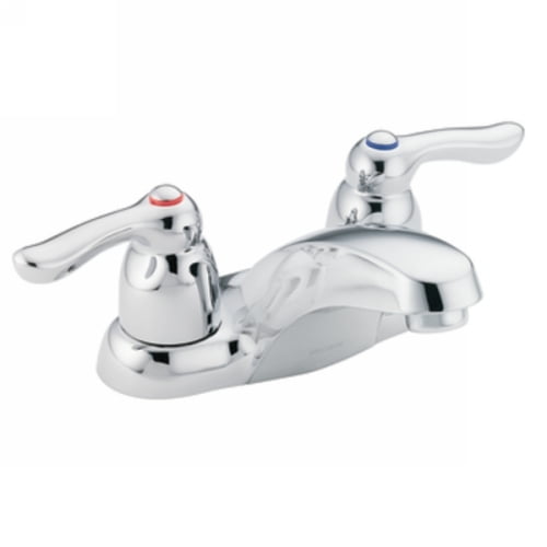 Moen 8915 M-Bition Two Handle Lavatory Low Arc Faucet Chrome