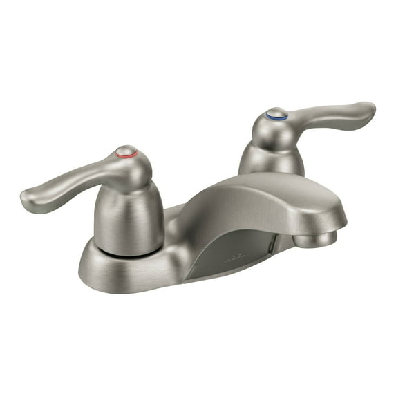Moen 8915 Double Handle Centerset Bathroom Faucet From The M-Bition Collection (Valve