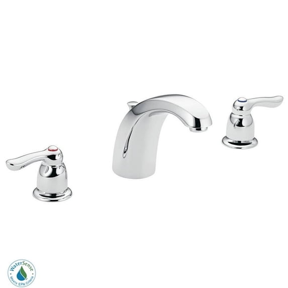 Moen 8922 Double Handle Widespread Bathroom Faucet From The M-Bition Collection (Valve