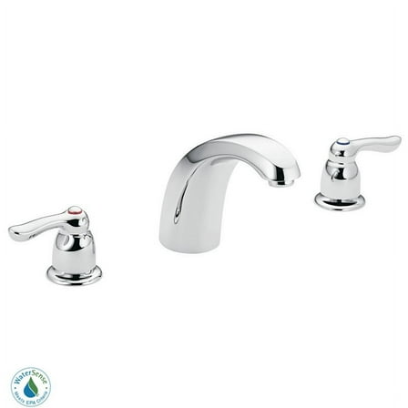 Moen 8924 Double Handle Widespread Bathroom Faucet From The M-Bition Collection (Valve