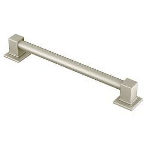 Moen 90 Degree Brushed Nickel 12" Designer Grab Bar