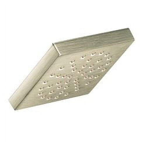 Rainfall Elegance 6'' Square Brushed Nickel Wall-Mounted Shower Head